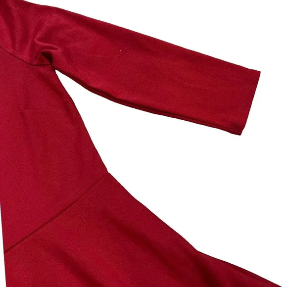 The Limited Fit and Flare Red Dress XS - Picture 2 of 3